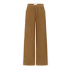 SWAYING 25 Fall/Winter Collection: Cotton Straight-Leg Pants with Fanned-Out Pockets (SW-SW25AW3B22C2S2-KF, Coffee)